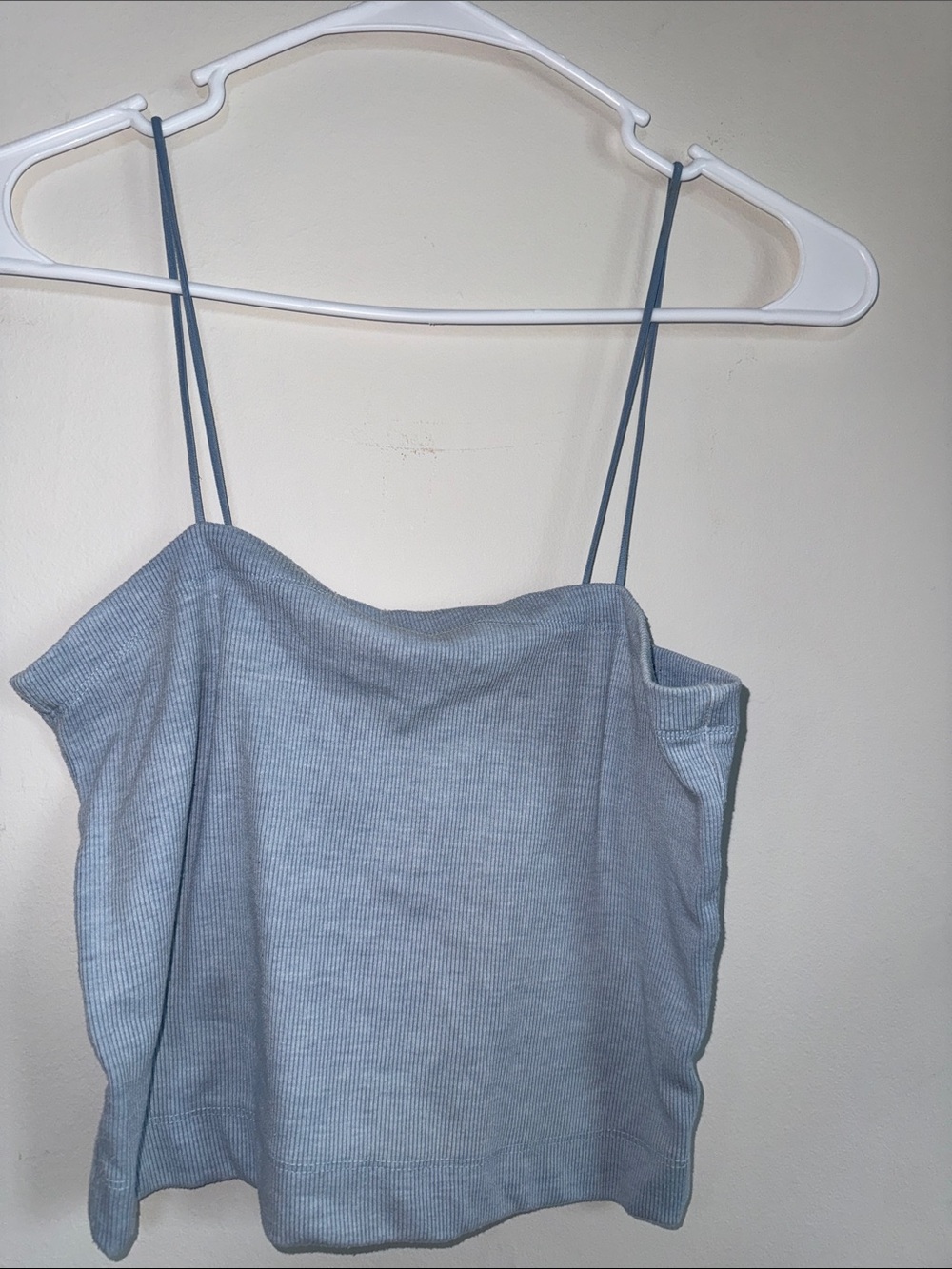 American Eagle Outfitters Light Blue Ribbed Cami